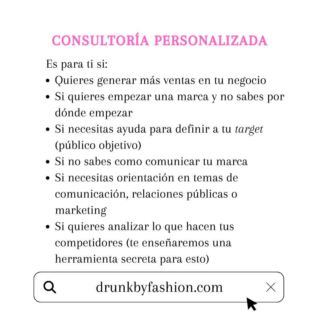 Personalized consulting for fashion and beauty brands